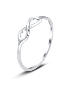 Pretty Infinite Design Silver Ring NSR-441